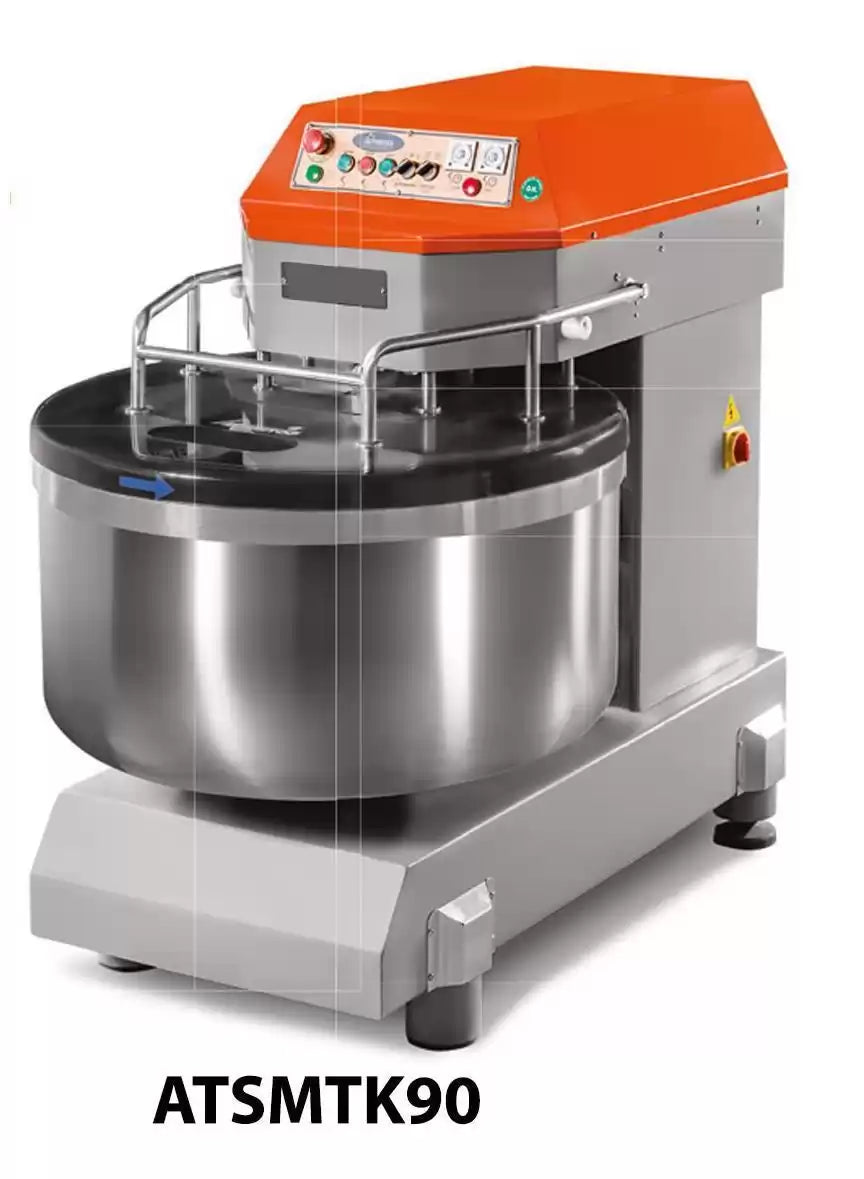Mixer spiral (Capacitate aluat 160 Kg, Capacitate faina 100 Kg), ATSMTK 90