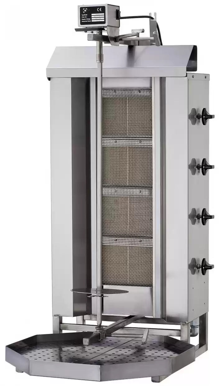 Rotisor Kebab pe gas, 4 arzatoare, KLGTTK 221