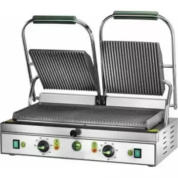 Grill cu plan superior si baza striata - PE50/R-L-MNTK