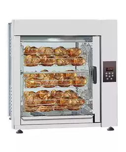 Rotisor cu convectie 8 tije - 24/32 pui