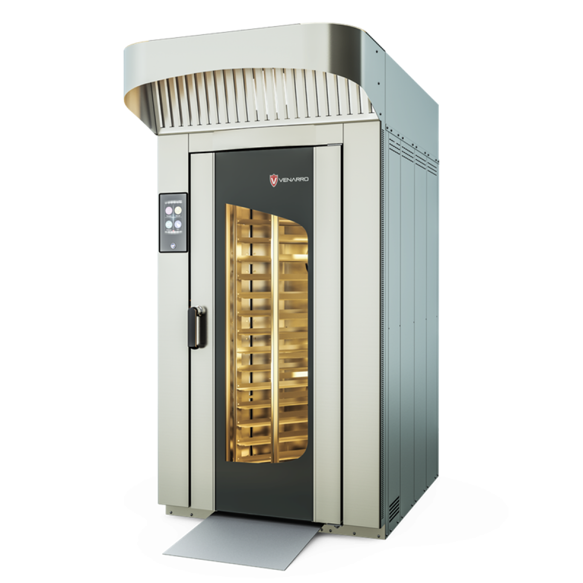 Cuptor rotativ cu ecran tactil electric/gaz 14 tavi 40x60