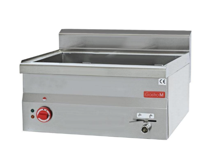 Bain Marie Electric 60/60 – 1x GN 1/1 + 2x GN 1/4, Inox, 3.0 kW, Cu Robinet de Scurgere