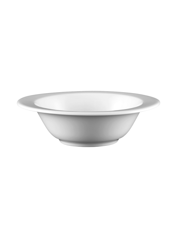 Bol Oval pentru Desert – Porțelan Alb, 17 cm, Model Mandarin