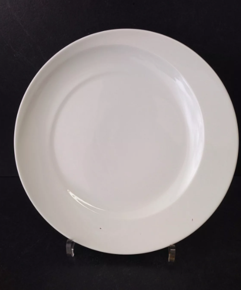 Farfurie Plată Rotundă 20 cm – Porțelan Alb, Model Paso