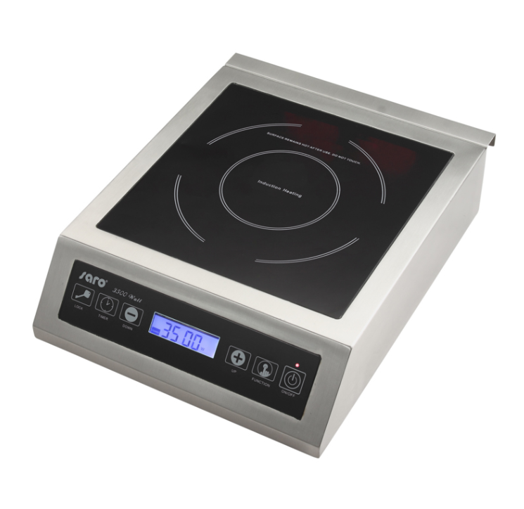 Placă de Inducție 1 Zonă - 3.5 kW cu 10 Nivele de Încălzire și Minutieră