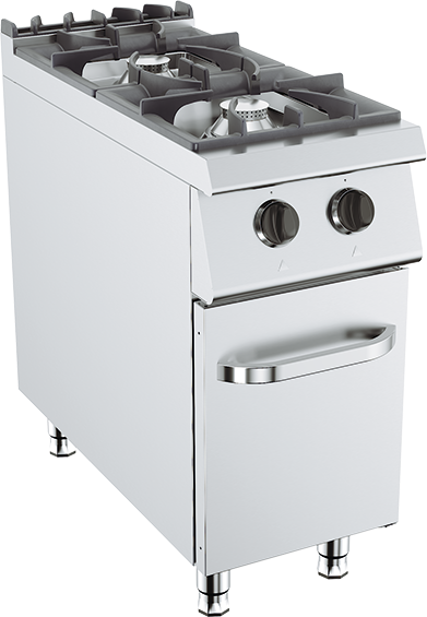Masina de gatit cu 2 arzatoare, alimentare Gaz, putere 17 kw