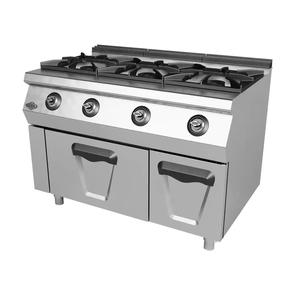 Aragaz cu 3 arzatoare si cuptor, alimentare Gaz, putere 36.5 kw