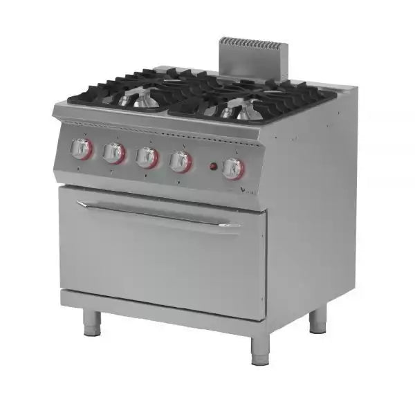 Masina de gatit cu 4 arzatoare cu cuptor, alimentare Gaz, putere 42.4 kw