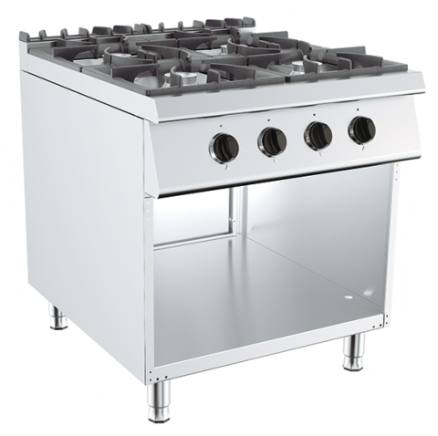 Masina de gatit cu 4 arzatoare, alimentare Gaz, putere 34 kw