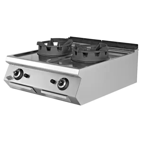 Plita cu 2 arzatoare Tip Wok de banc, alimentare Gaz, putere 36 kw