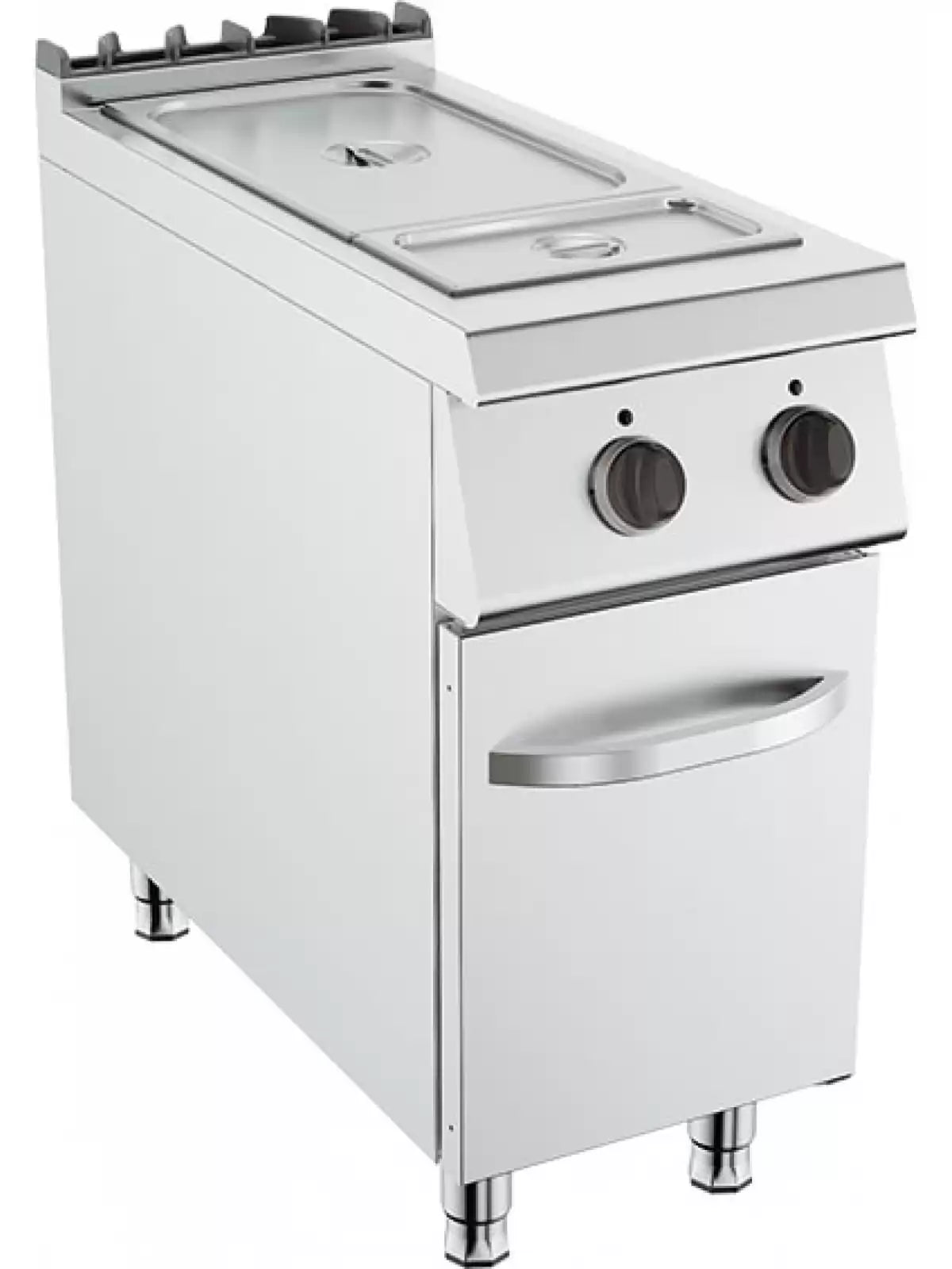 Bain Marie cu 1 cuva si dulap, Alimentare Electrica, Putere 12 kw