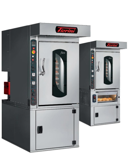 Cuptor electric rotativ FLEX, capacitate maximă 12 tăvi, 17,45 kW Forni Fiorini