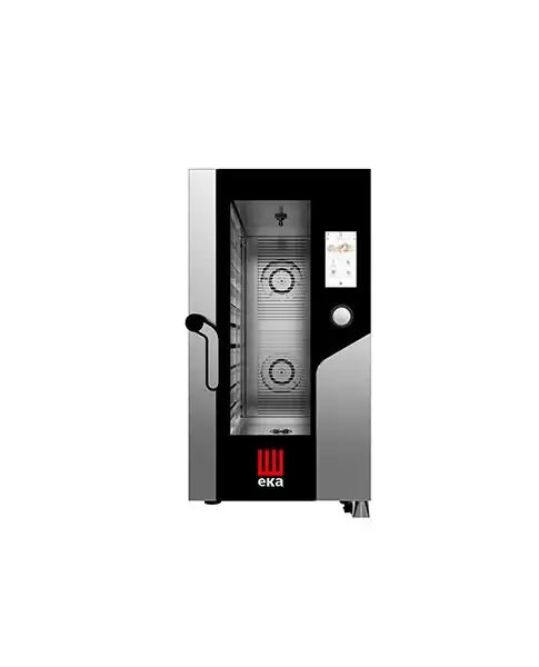 CUPTOR COMBINAT ELECTRIC COMPACT CU AUR CONVECȚIE 10 TAVI 1/1 GN CU ECRAN TACTIL