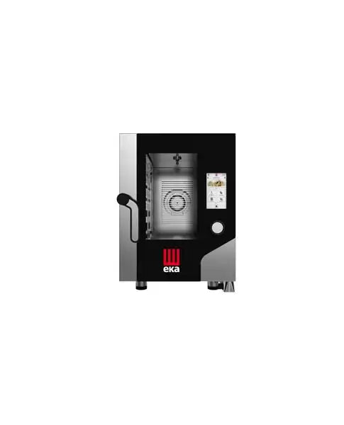 CUPTOR COMBINAT ELECTRIC COMPACT CU AUR CONVECȚIE 6 TAVI 1/1 GN CU ECRAN TACTIL