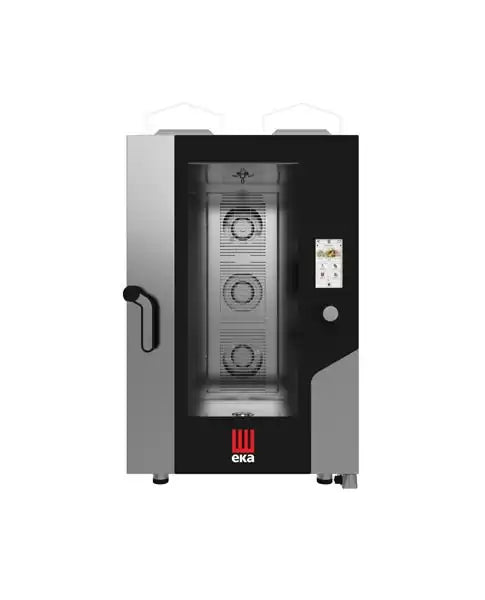 CUPTOR COMBINAT GAZ AUR CONVECȚIE 11 TAVI 1/1 GN CU ECRAN TACTIL