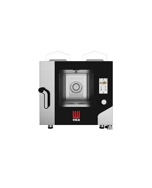 CUPTOR COMBINAT GAZ AUR CONVECȚIE 5 TAVI 1/1 GN CU ECRAN TACTIL