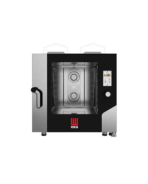Cuptor profesional EKA Millennial Touch programabil, electric, capacitate 6 tavi GN 2/1, umidificare programabila, directa