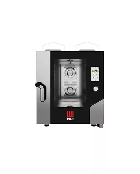 CUPTOR COMBINAT GAZ AUR CONVECȚIE 7 TAVI 1/1 GN CU ECRAN TACTIL