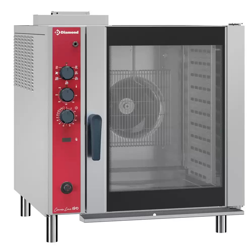 Cuptor cu convecție pe gaz, 10x GN 1/1, umidificator automat