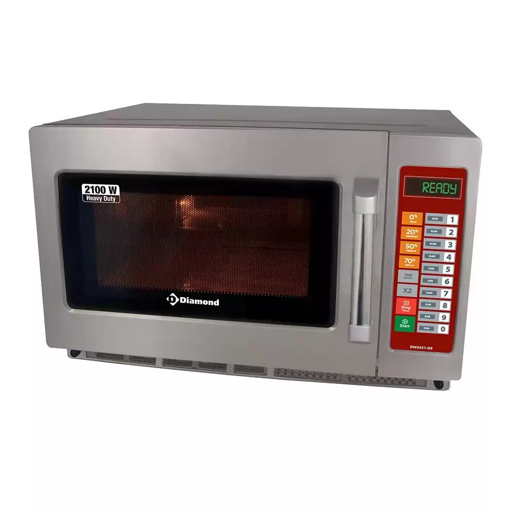 Cuptor cu microunde din inox, 1000 W. (25 Lt), mecanic