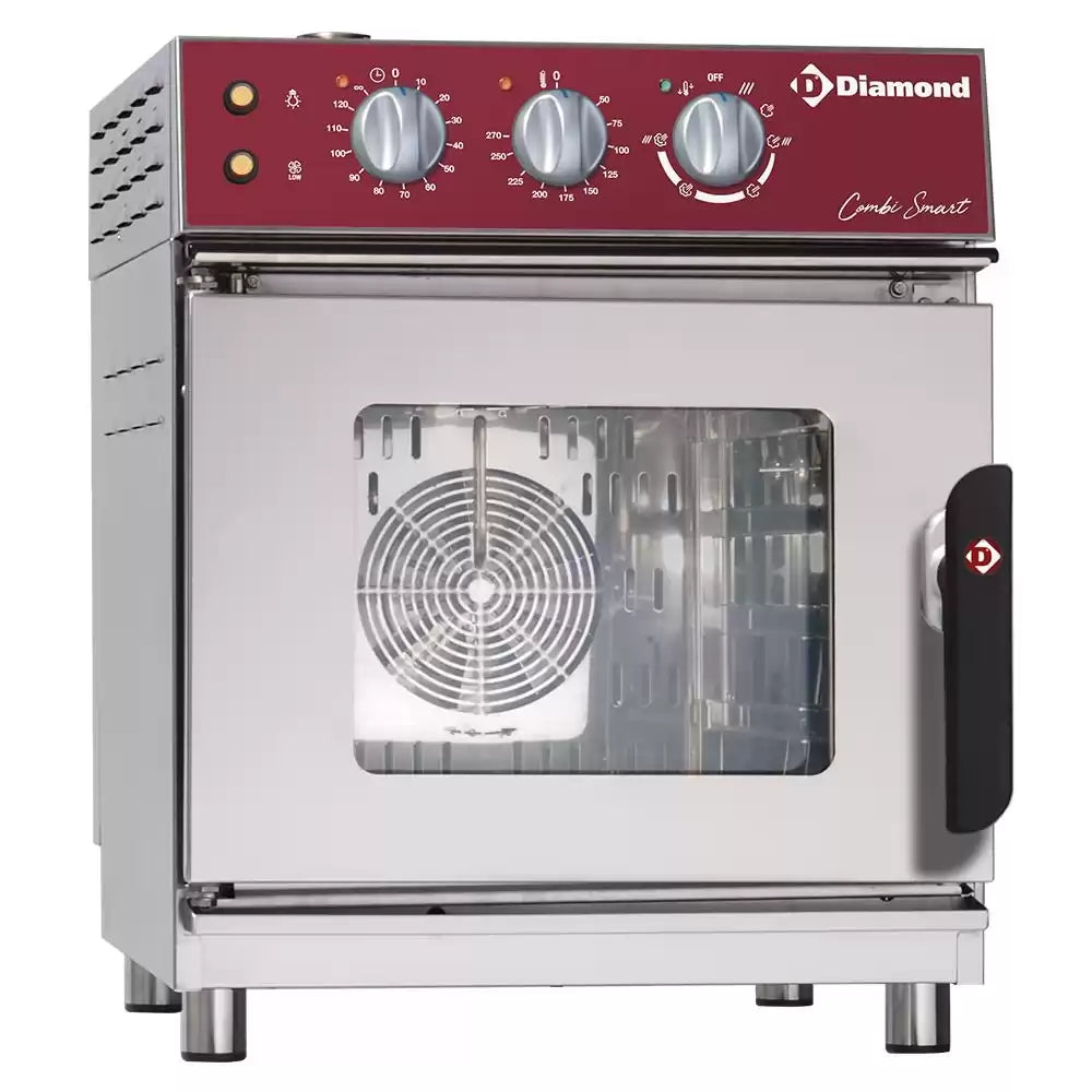 Cuptor electric, abur/convecție, 4x GN2/3 mecanic