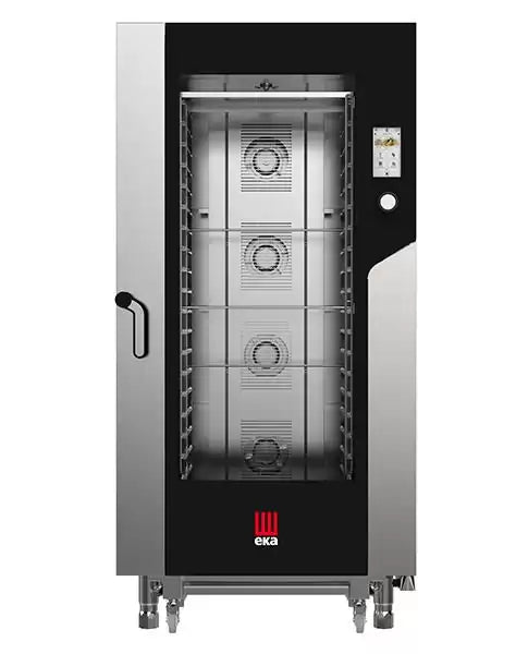 CUPTOR ELECTRIC COMBINAT CU AUR CONVECȚIE 20 TAVI 1/1 GN CU ECRAN TACTIL