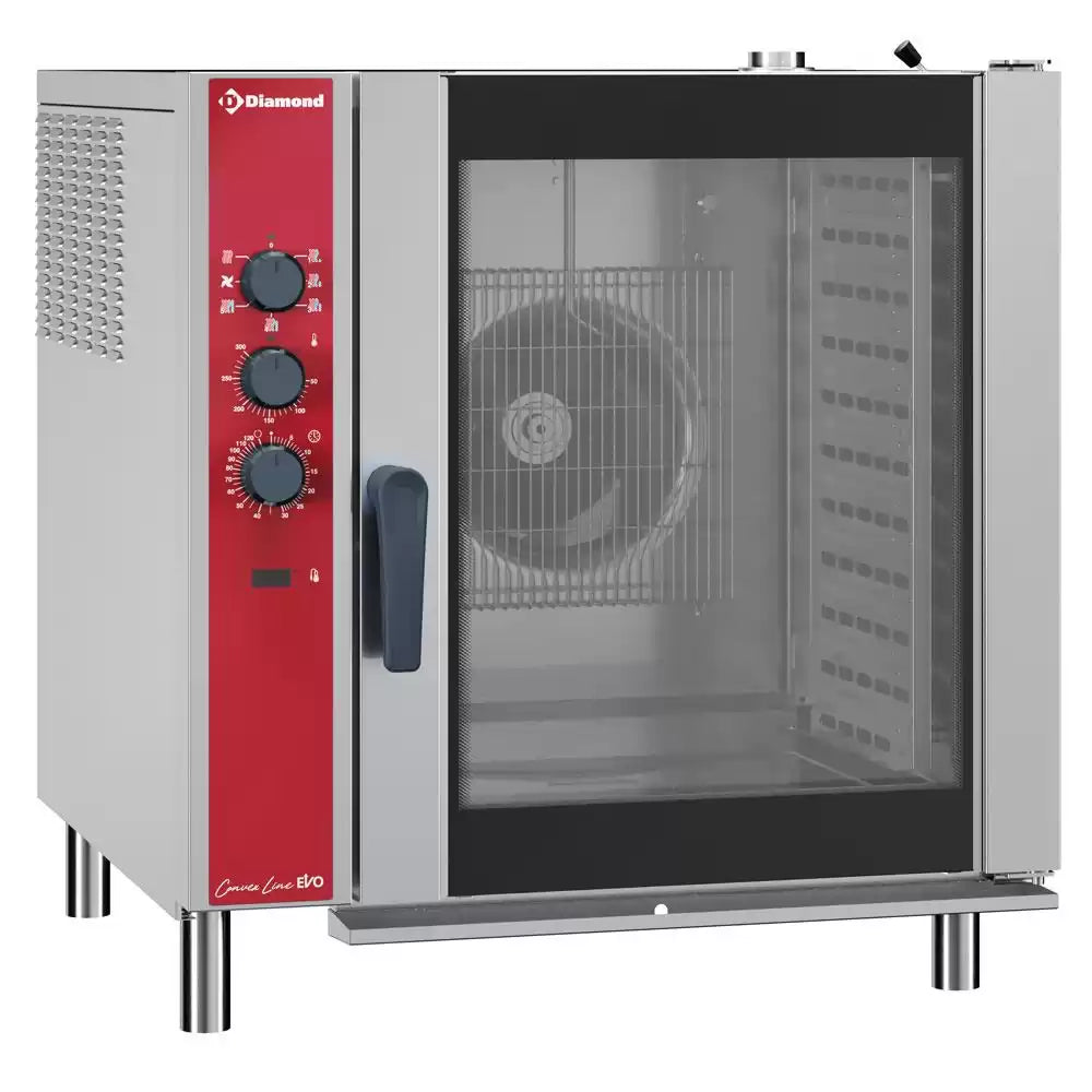Cuptor electric cu convecție, 10x GN 1/1, umidificator automat