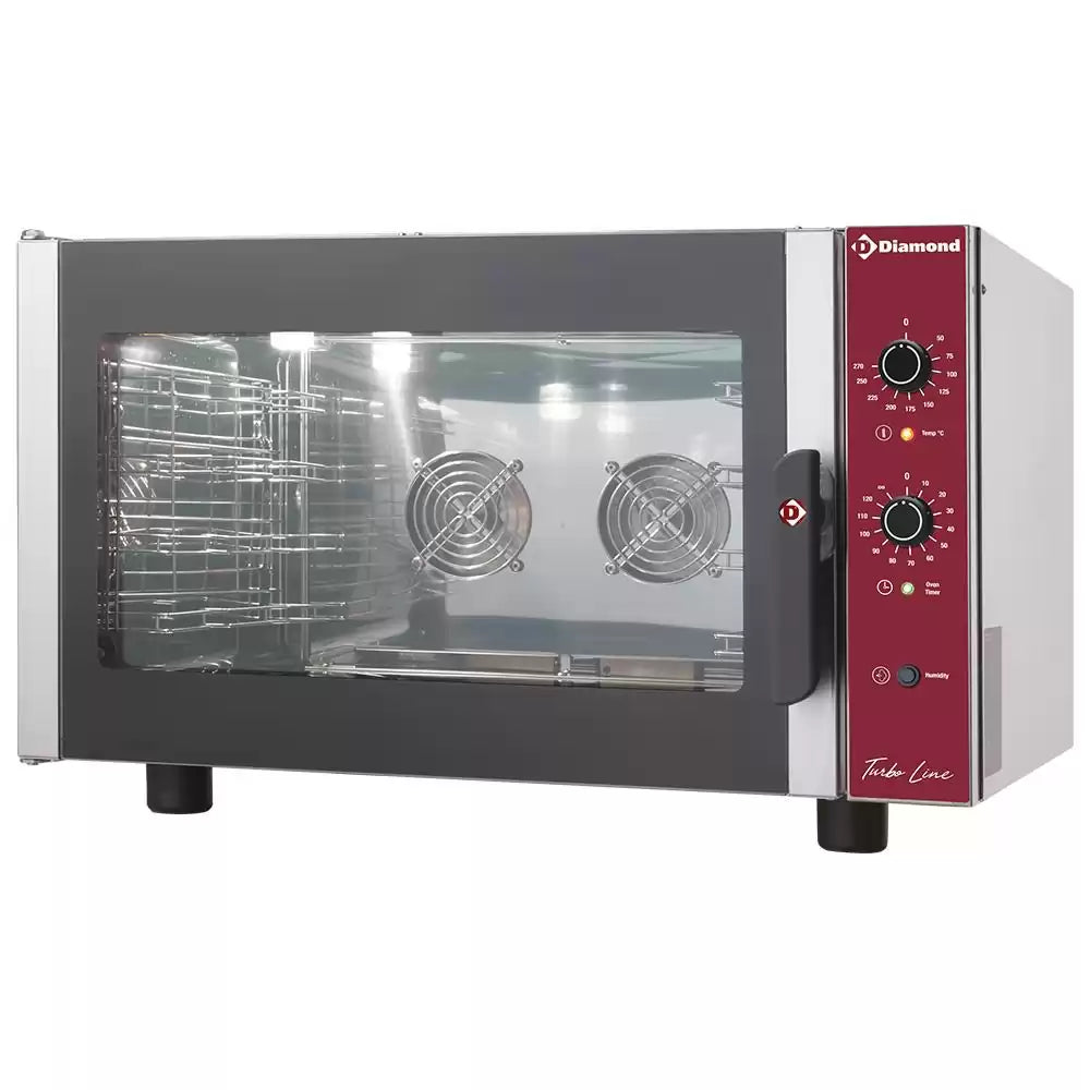 Cuptor electric cu convecție, 4x GN 1/1 + umidificator manual (230/1N)
