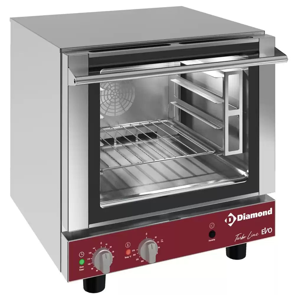 Cuptor electric cu convecție, 4x GN 2/3 + umidificator manual