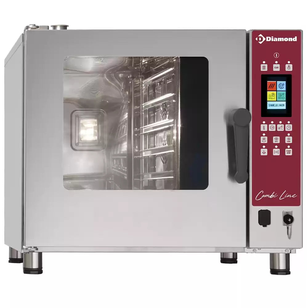 Cuptor electric, TOUCH SCREEN abur/convecție, 5x GN 1/1 - AUTO-CURARE