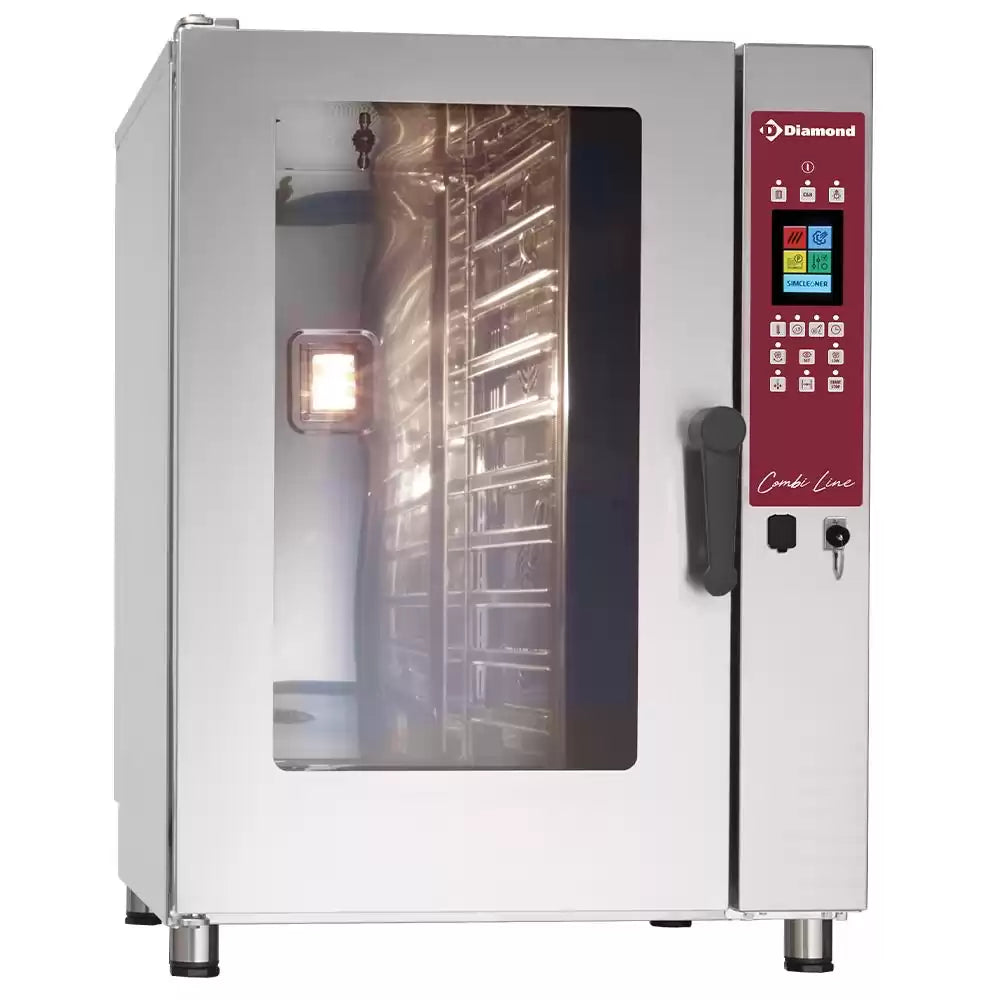 Cuptor electric TOUCH SCREEN abur/convectie, 10x GN 1/1 - AUTO-CURARE