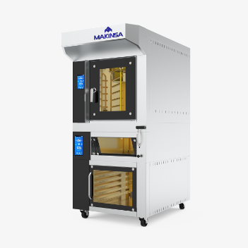 Cuptor patiserie combinat, Alimentare Gaz/ Electrica, Putere 23.8 kw