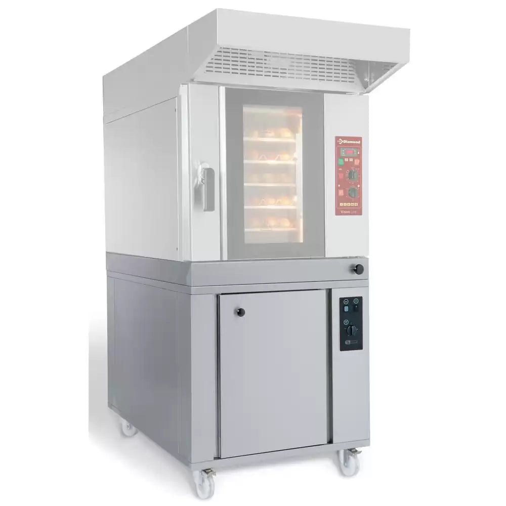 Dospitor pentru cuptor electric, pe roti, cu umidificator