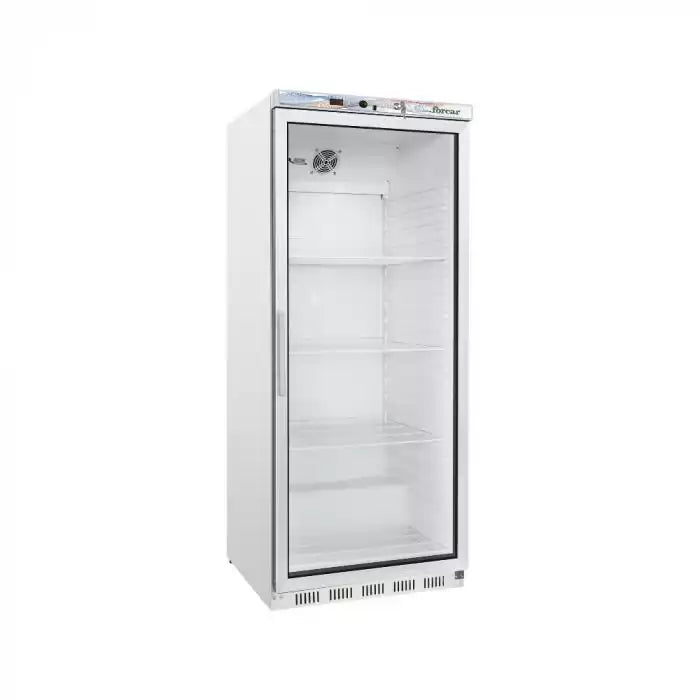 Dulap congelare alb semiprofesional cu usa din sticla, 550 litri,