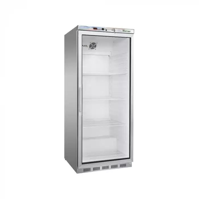 Dulap congelare inox, cu usa din sticla, 570 litri