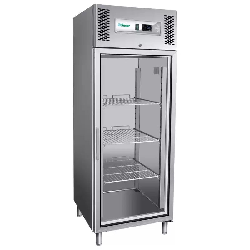DULAP FRIGORIFIC CU GEAM DE STICLA GN2/1 VENTILAT 650 L