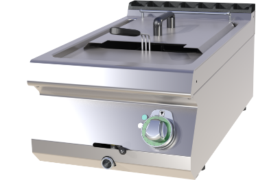 Friteuzad de banc, Alimentare Electrica, Capacitate 13 L, Putere 12.5 kw