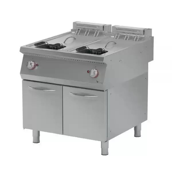 Friteuza cu duap incorporat, Alimentare Electrica, Capacitate 25 L +25 L, Putere 39 kw