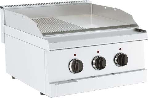Grill electric 6 kW - Striat/Neted, 3 Zone de Gătit Cypress