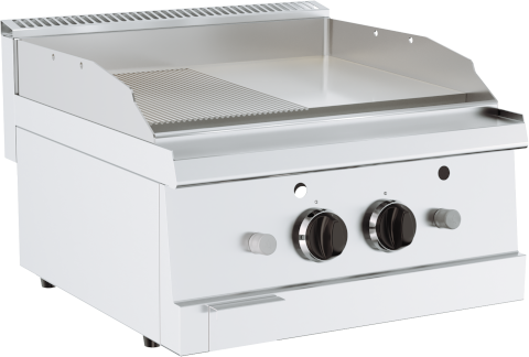 Grill gaz 7,16 kW - Striat/neted, 2 Zone de Gătit Cypress