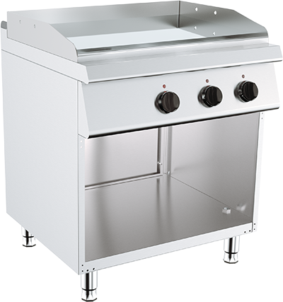 Grill Electric cu Depozitare 7,2 kW - Neted, 3 Zone de Gătit