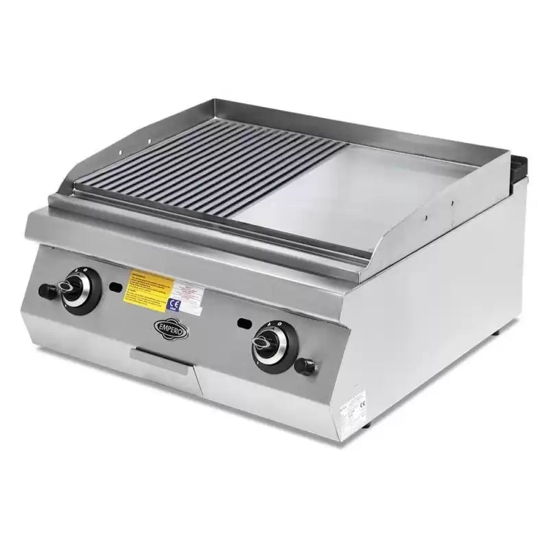 Gratar Neted + Striat, 2 zone de gatit, Alimentare Electrica, Putere 8.4 kw