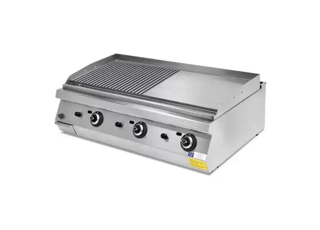 Gratar Striat + Neted, 3 zone de gatit, Alimentare Electrica, Putere 22.5 kw
