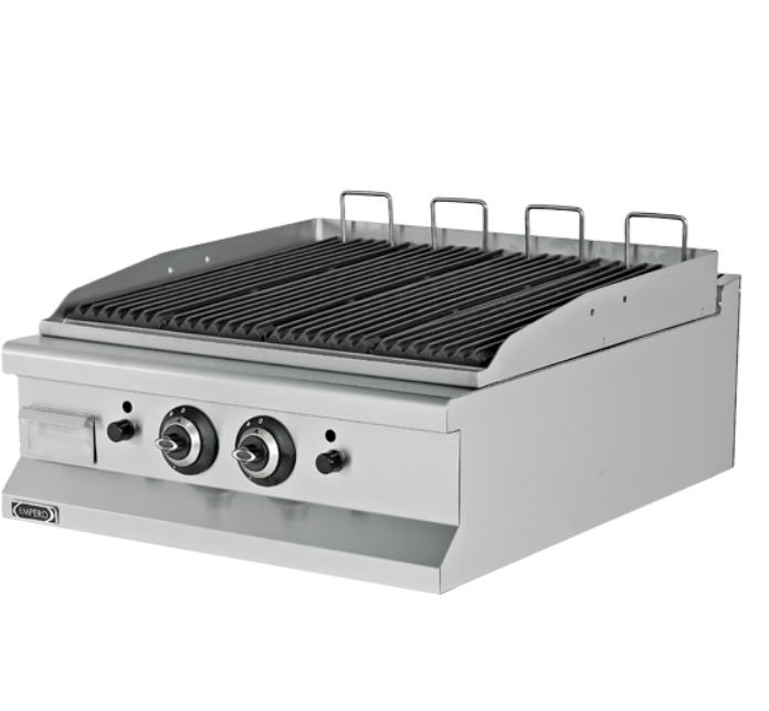 Gratar cu Vapori de Apa, 2 zone de gatit, Alimentare Gaz, Putere 11.6 kw