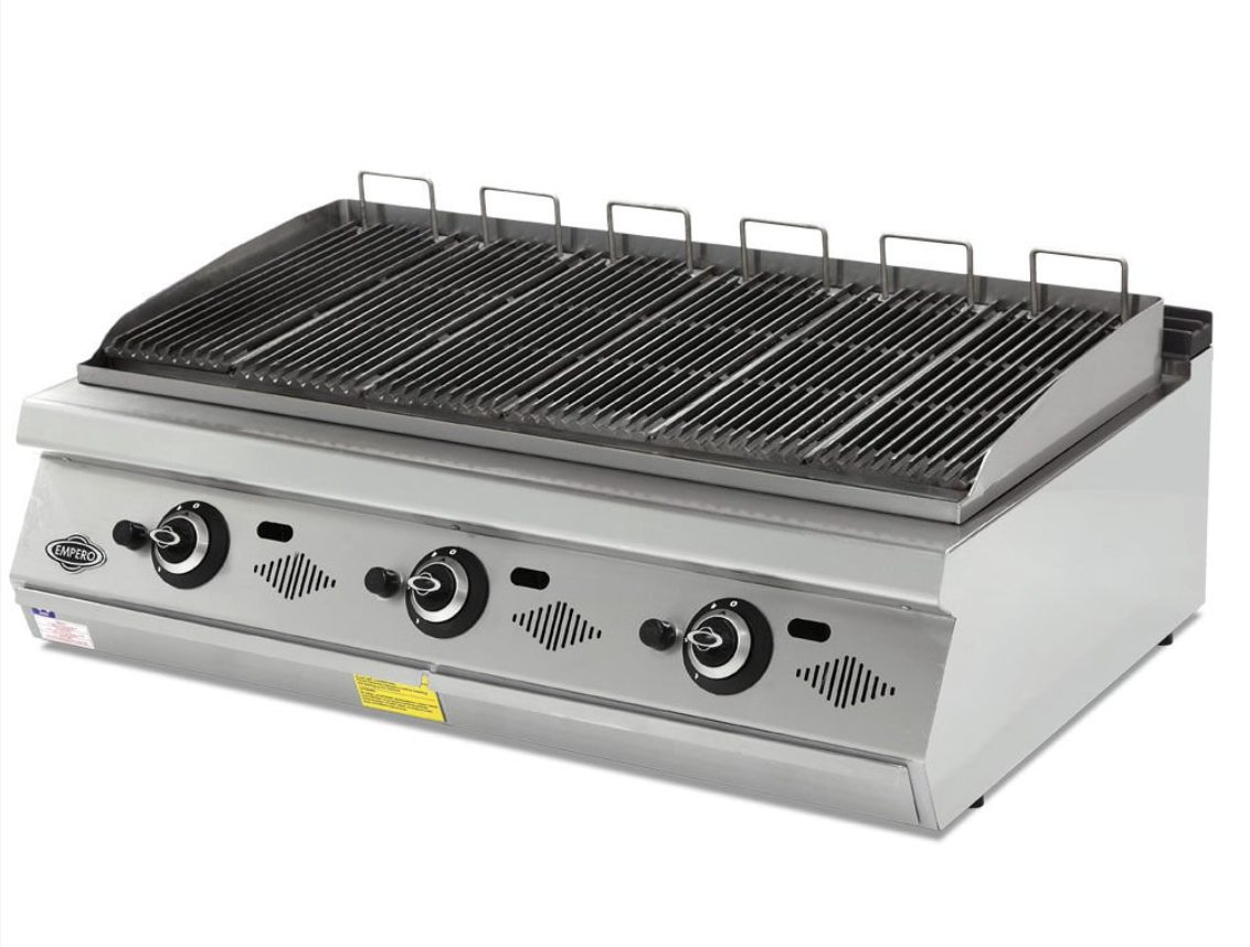 Gratar cu Vapori de Apa, 3 zone de gatit, Alimentare Gaz, Putere 21.35 kw