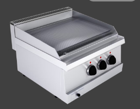 Gratar STRIAT, 2 zone de gatit, Alimentare Electrica