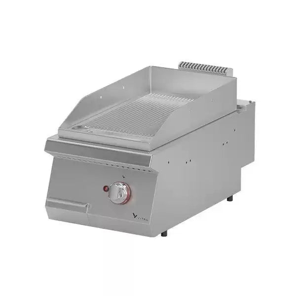 Gratar Striat, 1 zona de gatit, Alimentare Gaz, Putere 7.5 kw