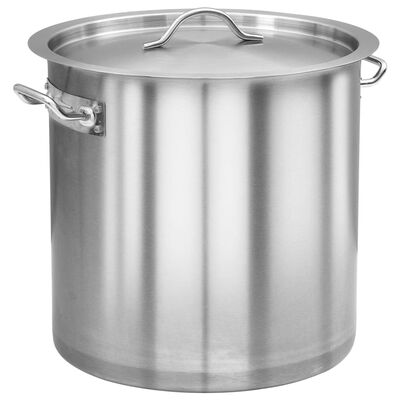 Oale Cilindrice Profesionale din Inox cu Capace – Diverse Dimensiuni și Volume