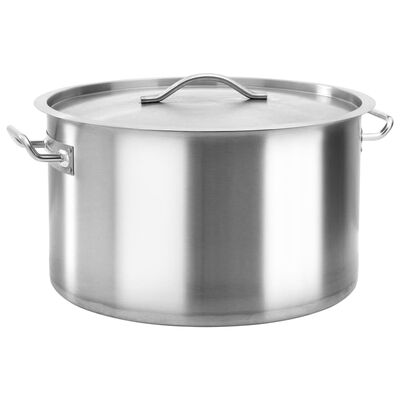 Oale Cilindrice Profesionale din Inox cu Capace – Diverse Dimensiuni și Volume