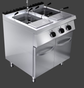 Masina de Fiert Paste cu Dulap inchis , Alimentare Electrica, Capacitate 24 L + 24 L